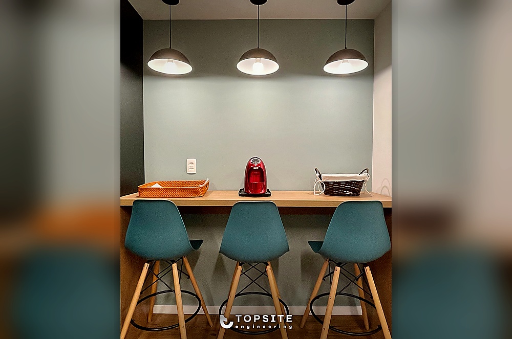Topsite: como a área de café no fit-out corporativo valoriza conexão e bem-estar no ambiente de trabalho