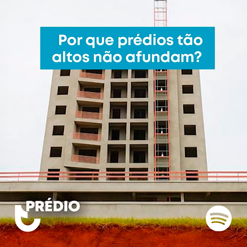 Imagine a construção apoiada nos pontos mais firmes do solo